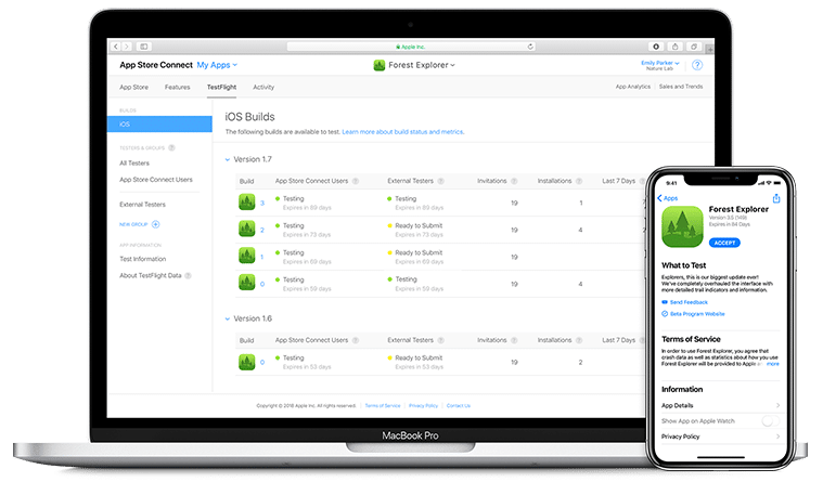 Image of TestFlight app
