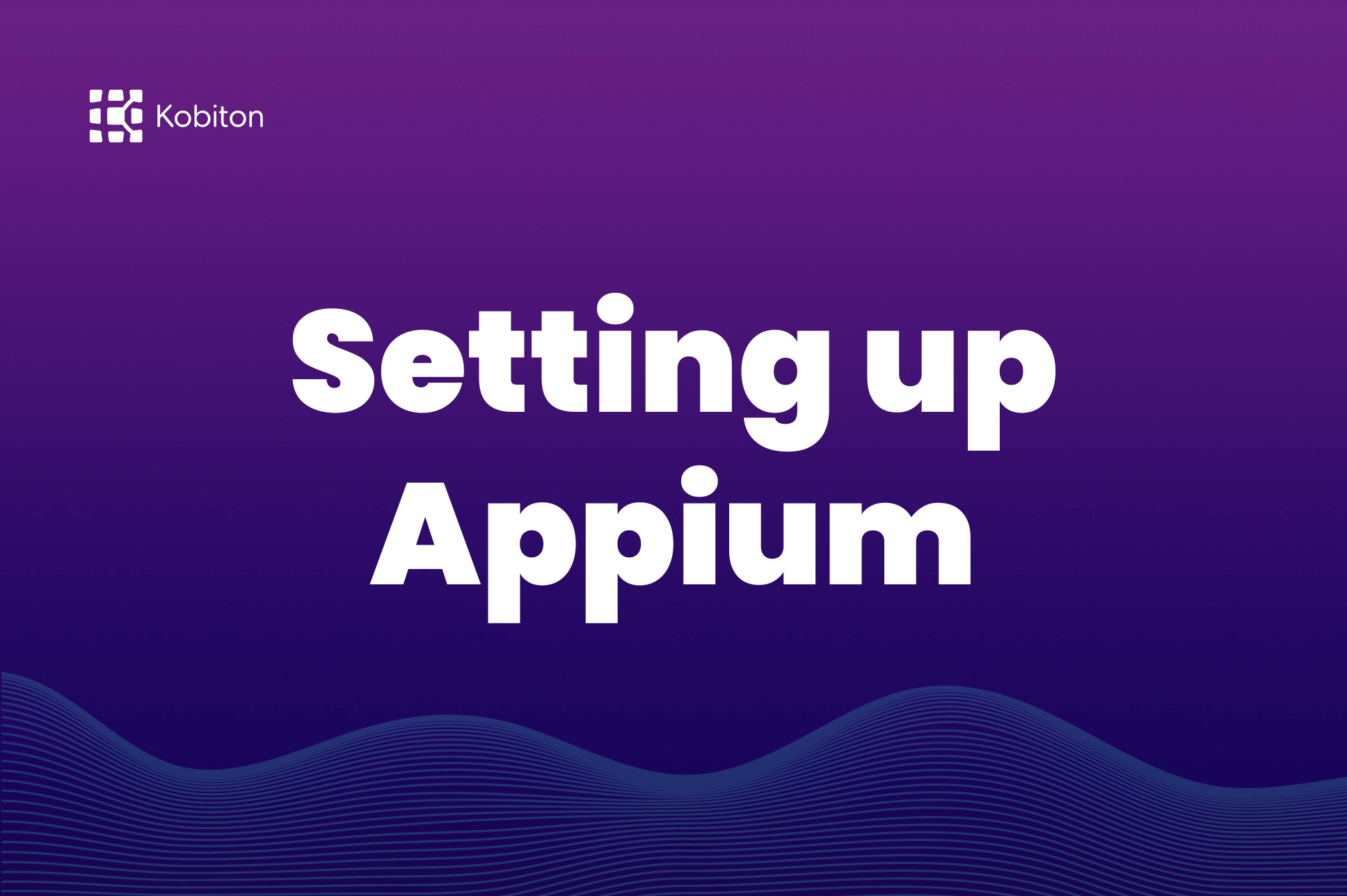 blog image cover setting up appium