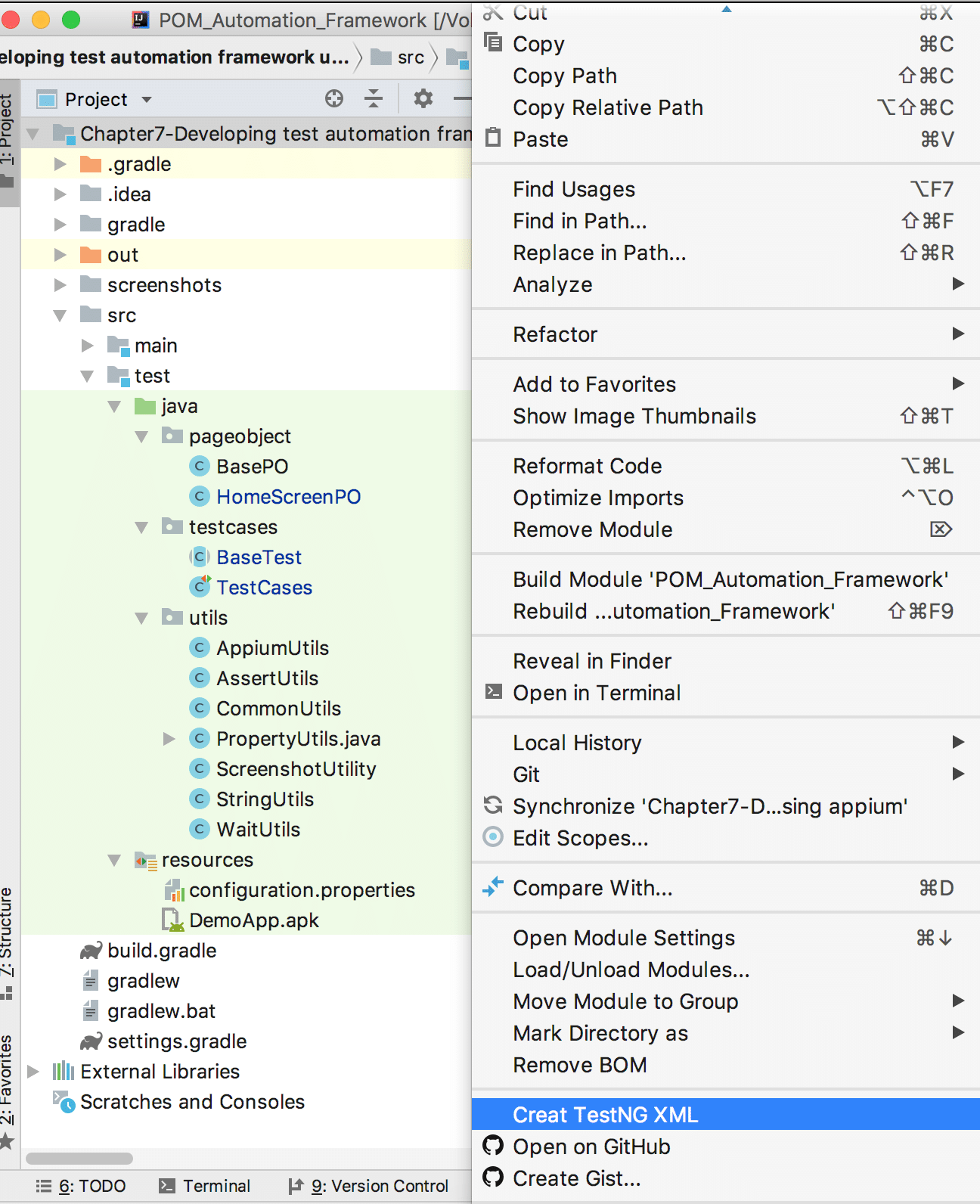Generate a TestNG XML file
