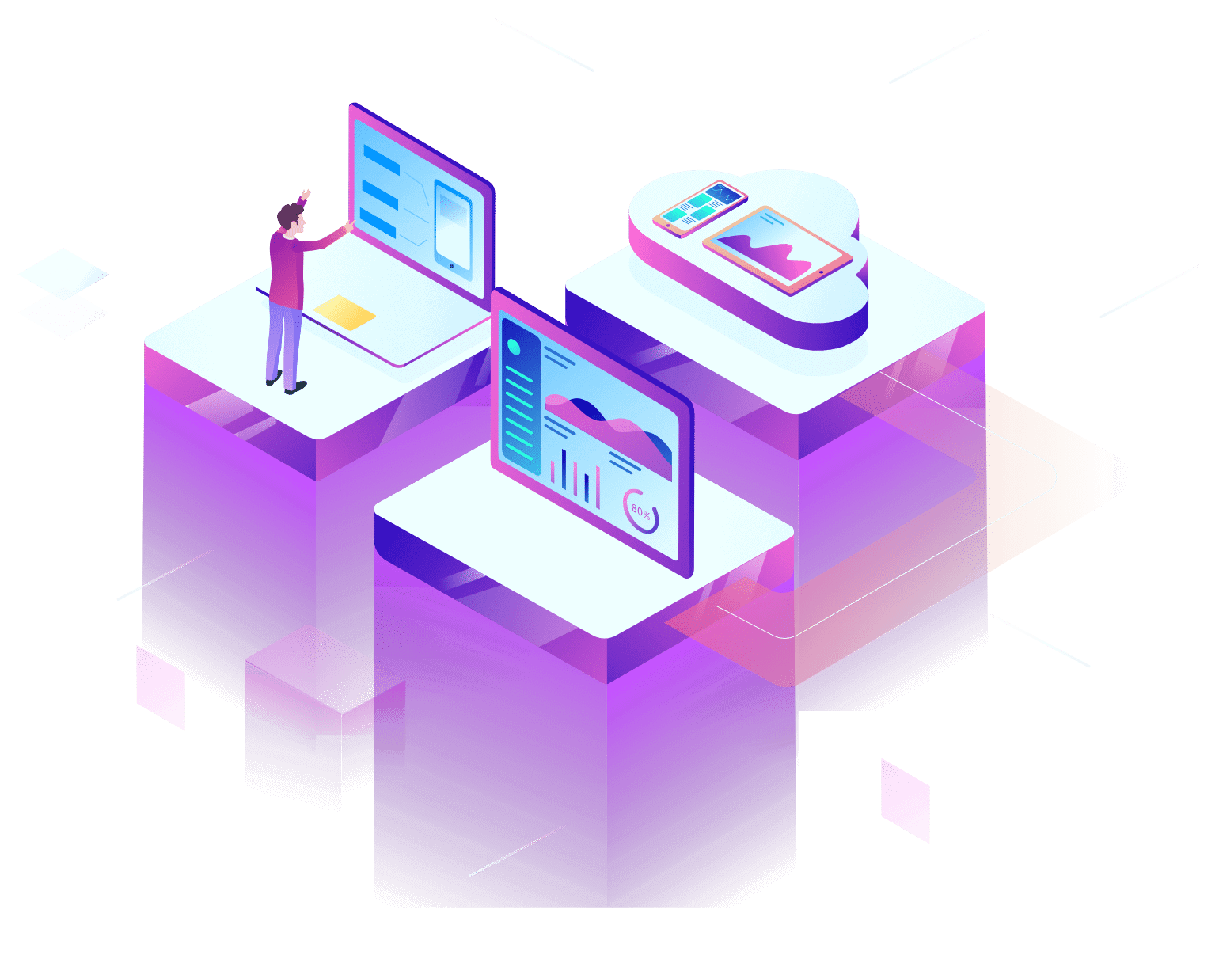 Illustration of Uploading apps to Kobiton