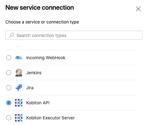 Image of connecting Kobiton API to a new server