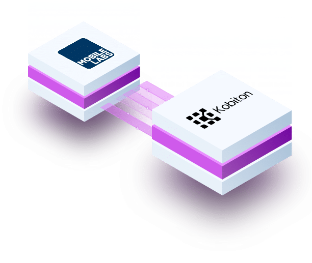 Illustration of kobiton acquiring mobile labs