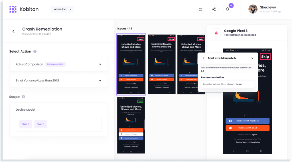 Image of crash remediation