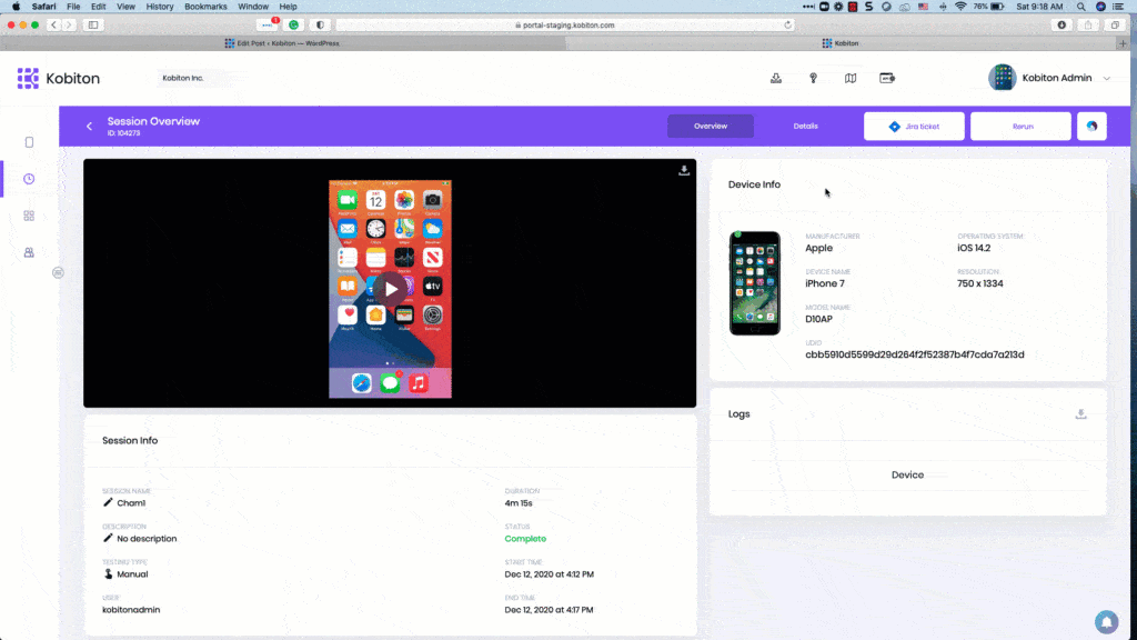 Session overview image
