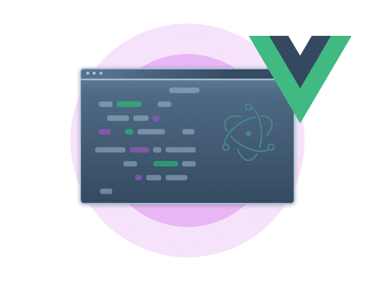 Electron app using Vue.js blog cover