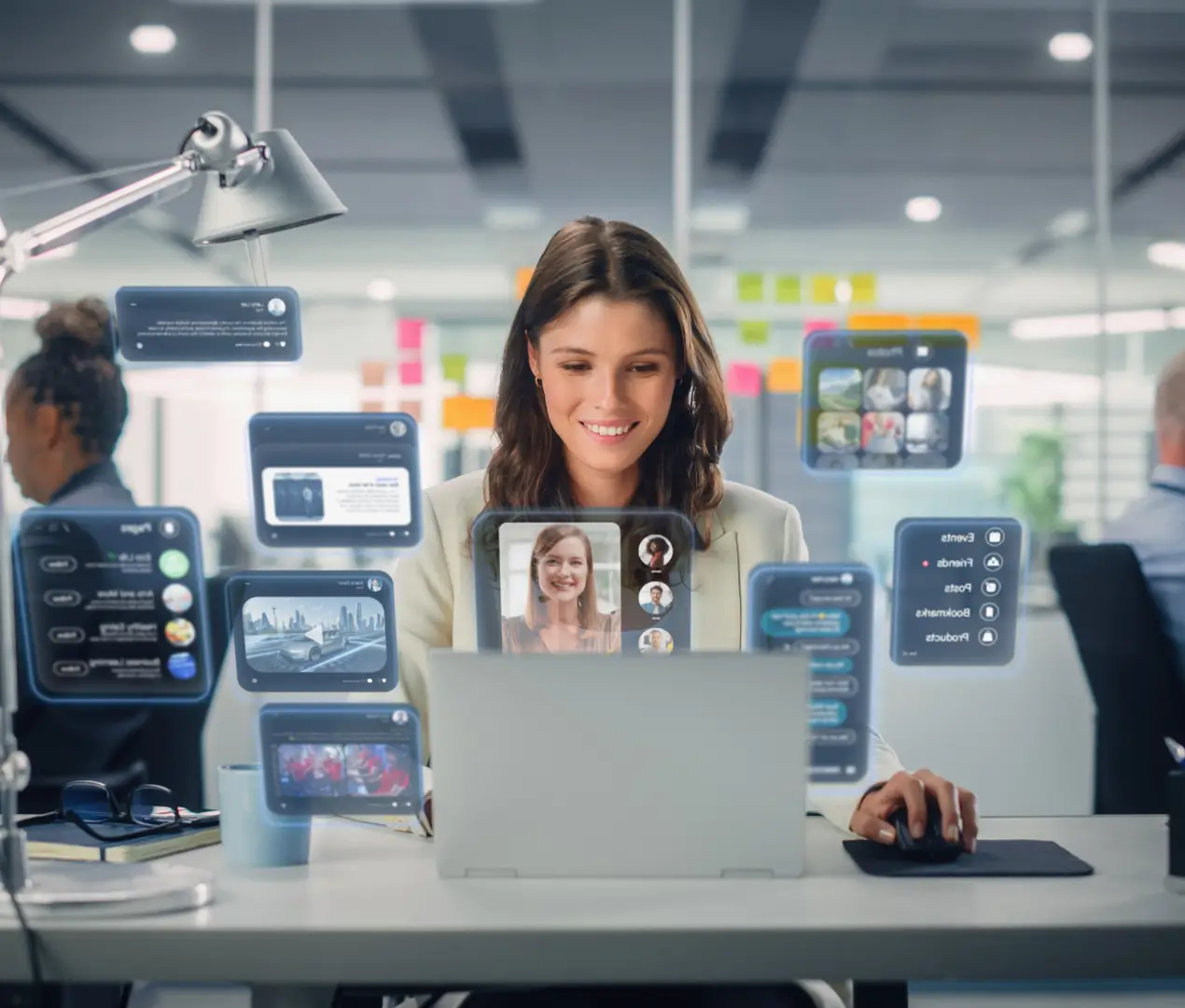 Image of woman working in kobitons secure test execution environment