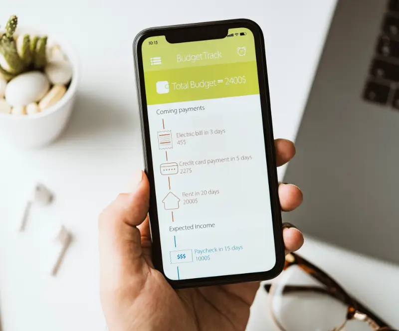 Image of Budget track app