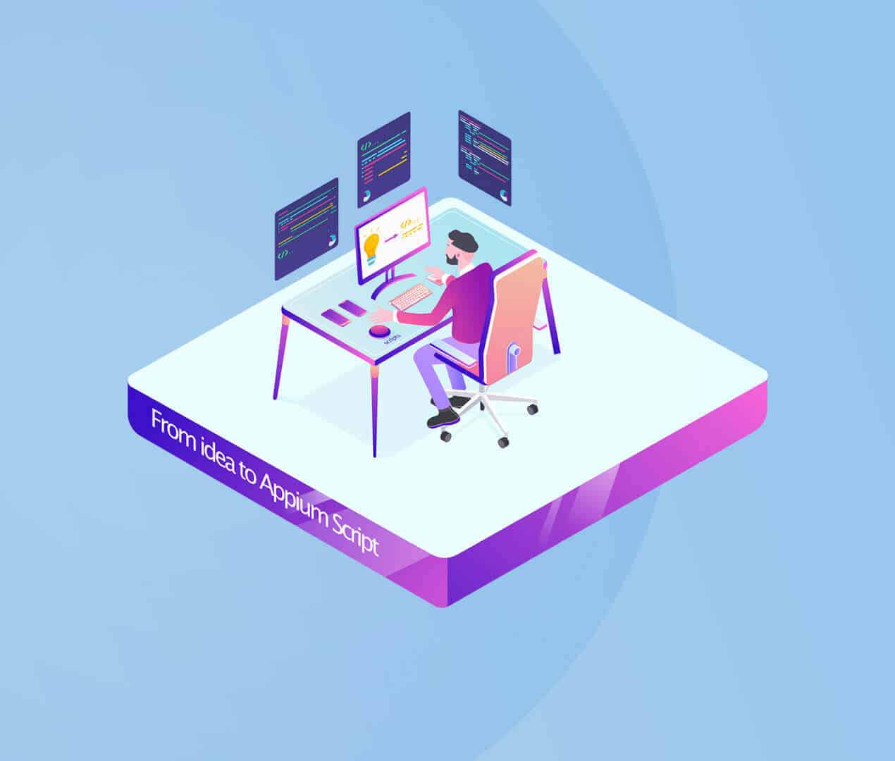 Illustration of Appium script generation