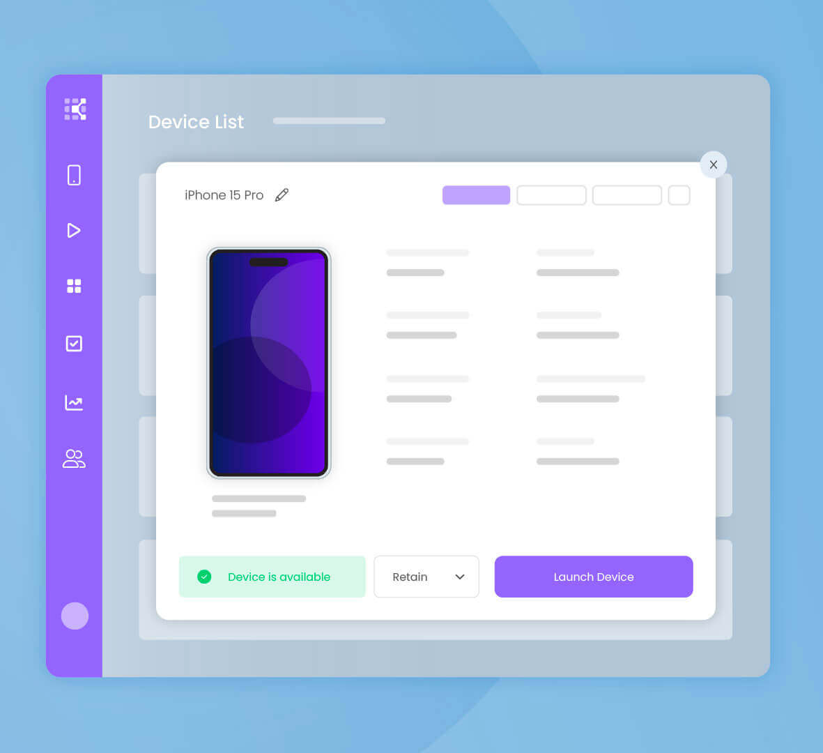 Illustration of remote debugging on iPhone 15 Pro