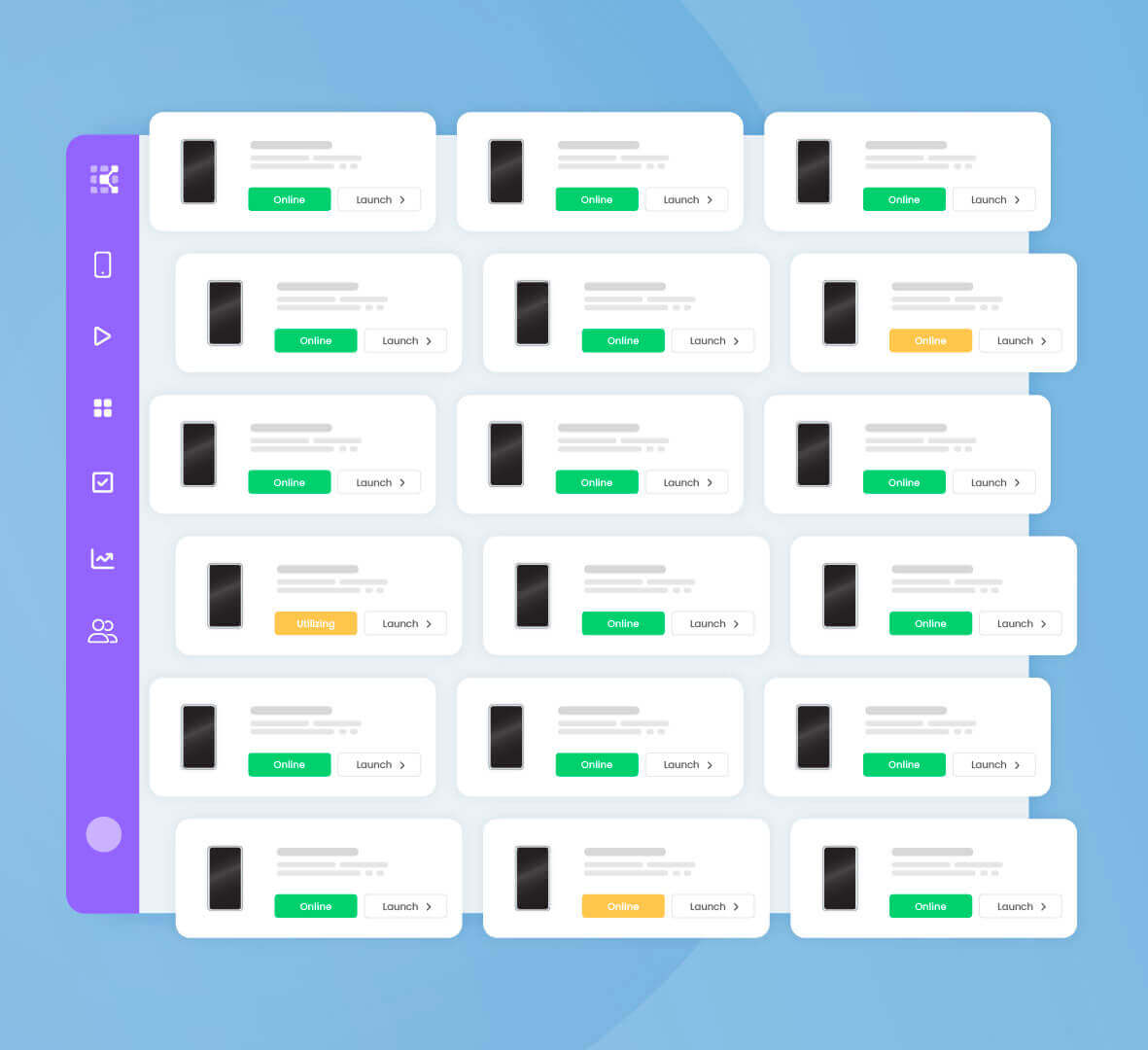 Illustration of real world market coverage