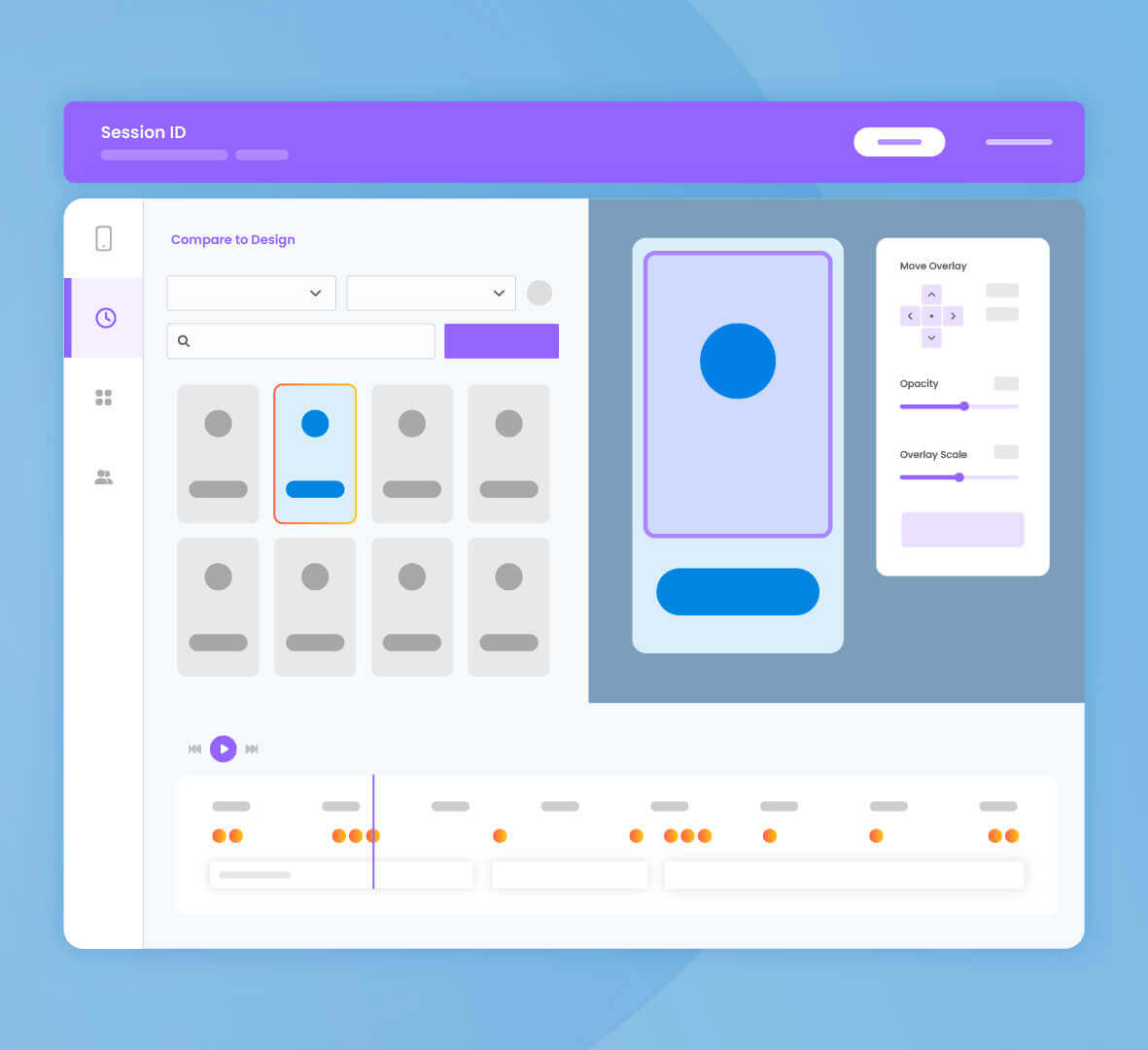 Illustration of no code validation highlighting visual differences