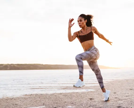 Image of nike customer running