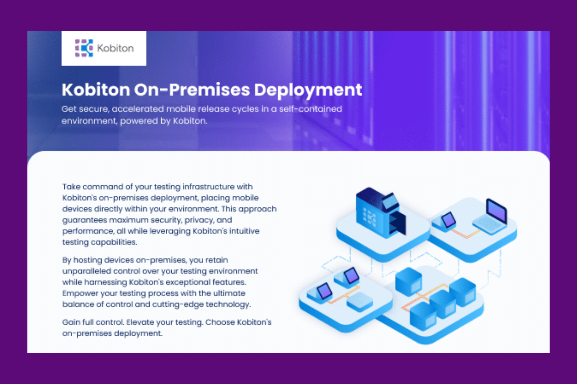On-Premises Deployment Datasheets