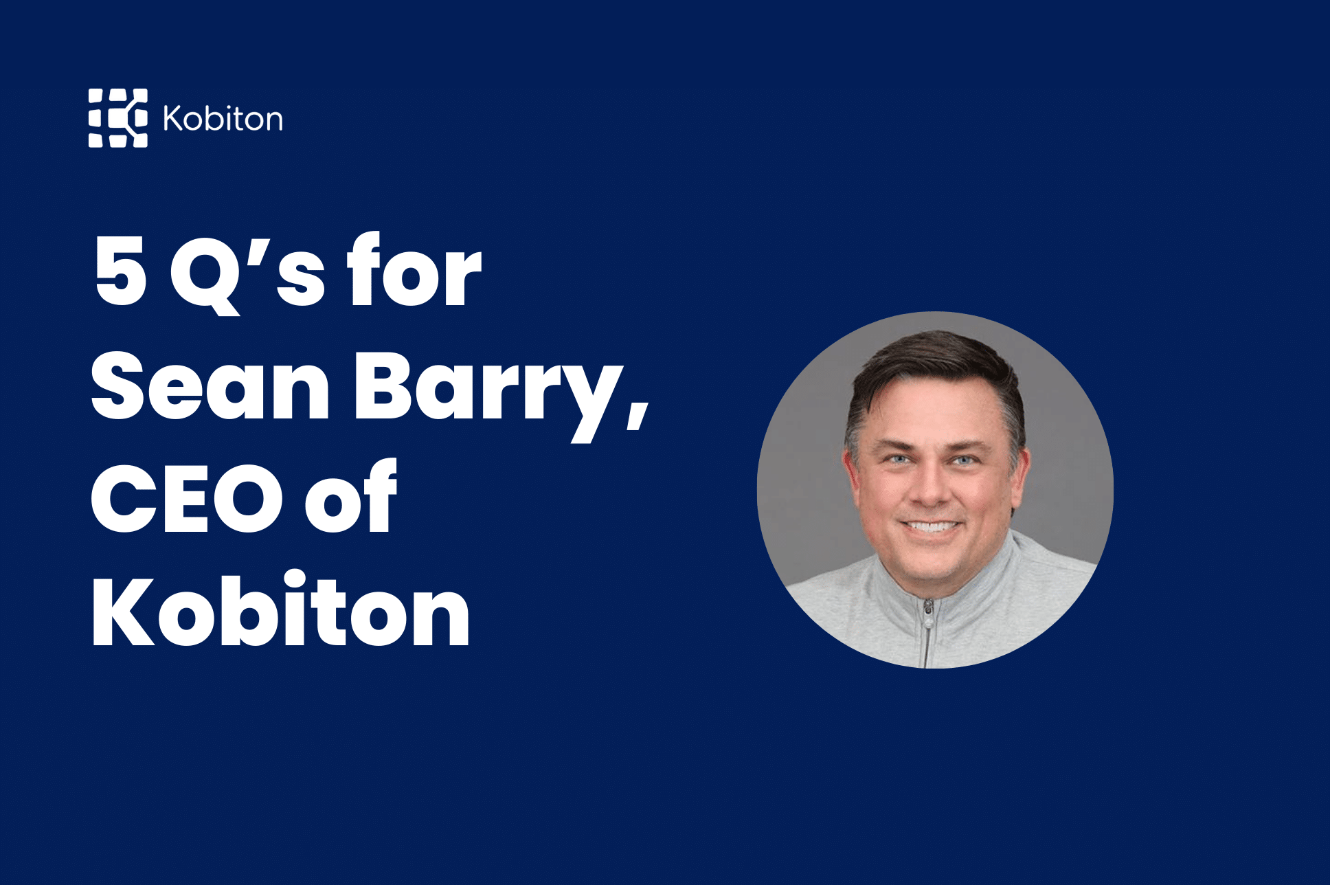 5 Q’s for Sean Barry
