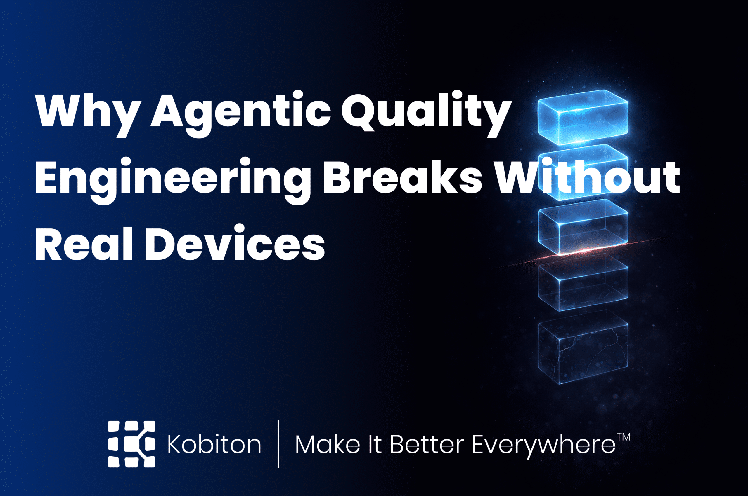 Agentic Quality Engineering workflow showing automated testing, AI-driven validation, and continuous quality monitoring across software systems